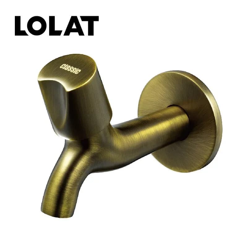 LOLAT簡約長栓水龍頭-霧青古銅C1002JAB - C1002JAB