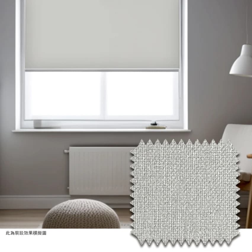 Allbright 精品訂製捲簾 全遮光 深灰月色 - BR200493404