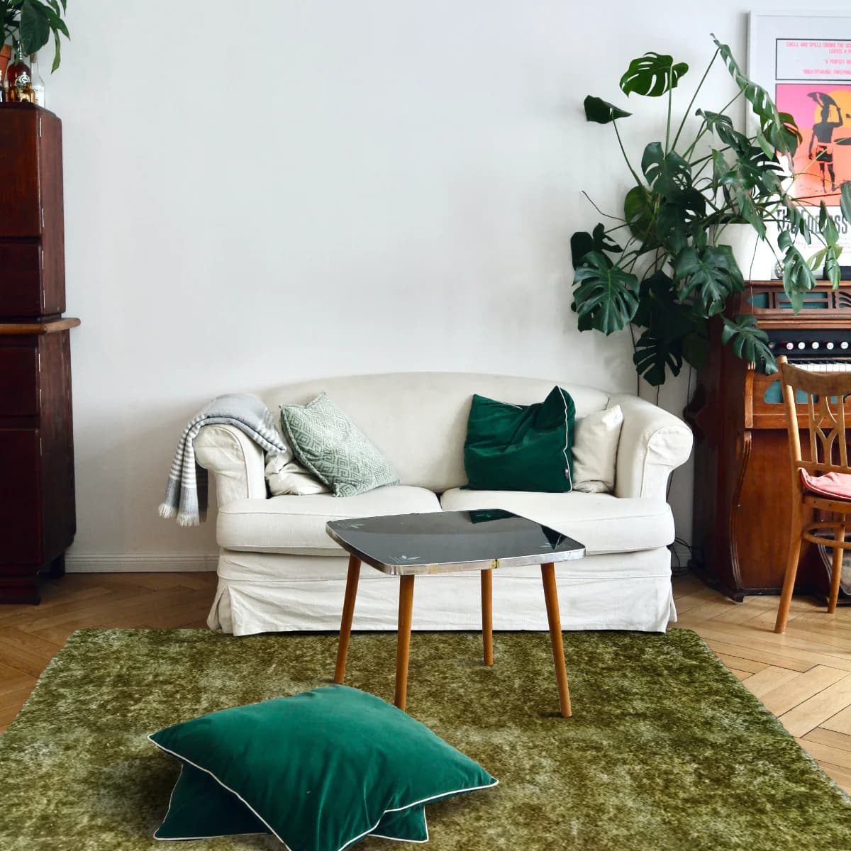 山德力-長毛地毯-費斯特冰絲-坎特伯雷綠 - 0111111003
