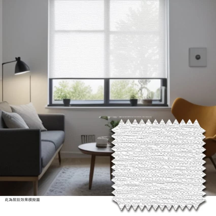 Allbright 精品訂製捲簾 透光網紗 白雲詩 - JR180500002