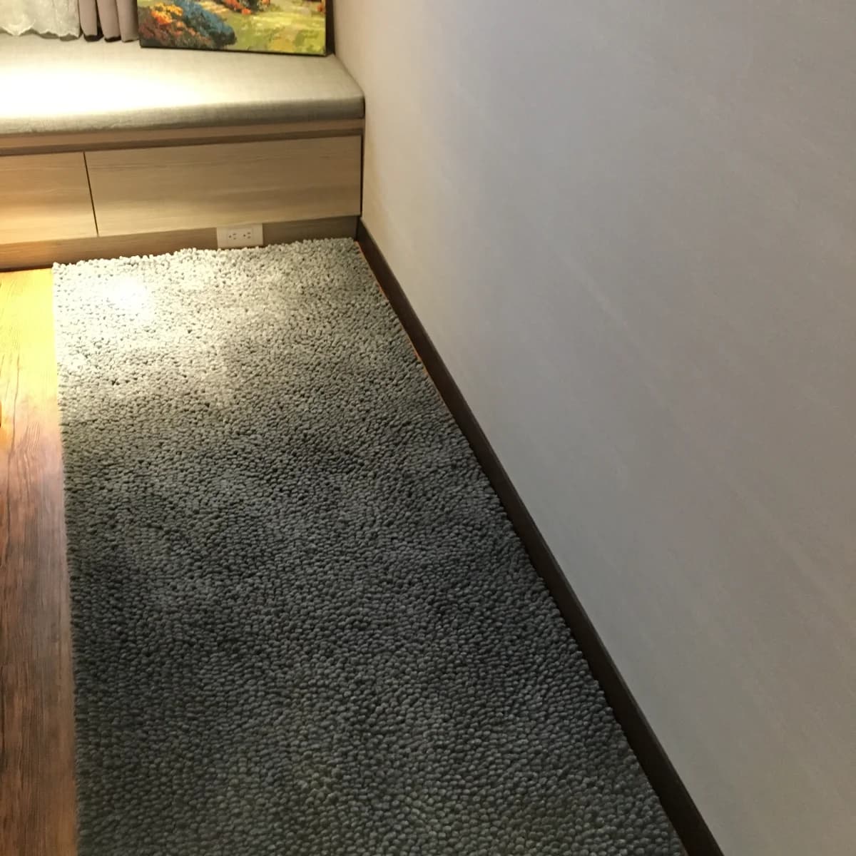 山德力-長毛地毯-雪尼爾-灰 - 0124HJ1242